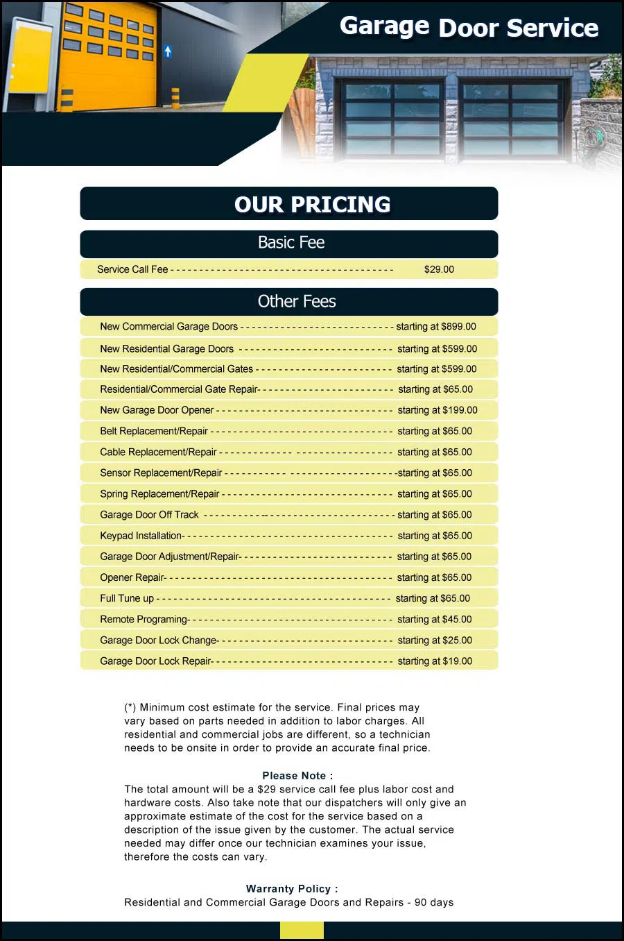 Garage Door & Opener Repairs Superior, CO 303-222-6476